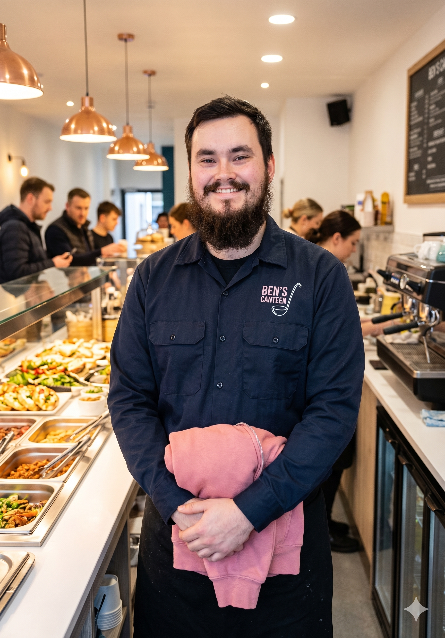 Jalf Fletcher, owner of Corner Canteen